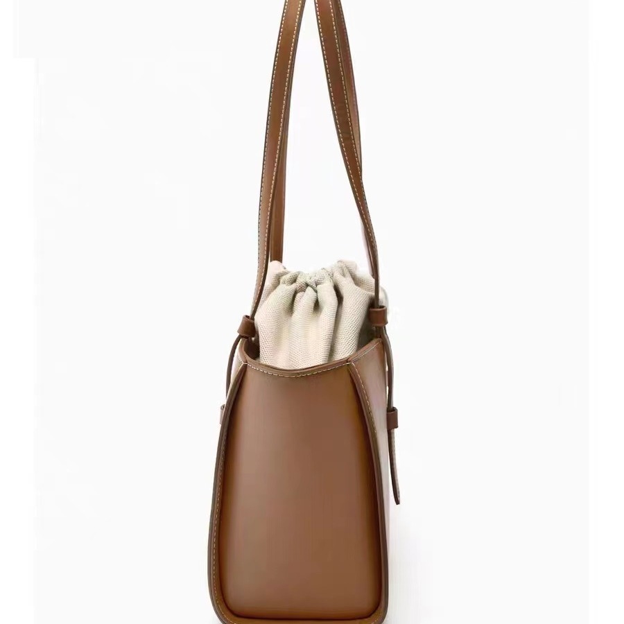 Sac fourre-tout pour femme, nouveaux modèles pour l'automne et l'hiver 2024, sac à main polyvalent à cordon de grande capacité, sac à bandoulière classique et à la mode pour femme_voghion.com