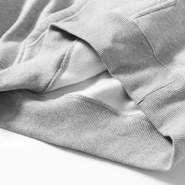 2024 ny ensfarvet pullover med hætte, løs basis sports- og afslappet jakke til efterårsmænd og kvinder_voghion.com