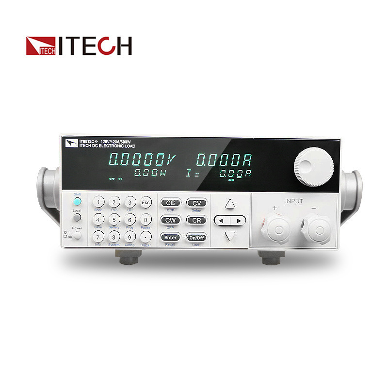 艾德克斯600W新款可编程直流电子负载(120V,120A)负载仪IT8513C+