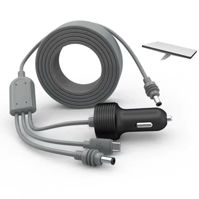 Ring Fourth-Generation Three-In-One Dc Car: Mobil şarj cihazları - car-charger-to-three-in-one-5m