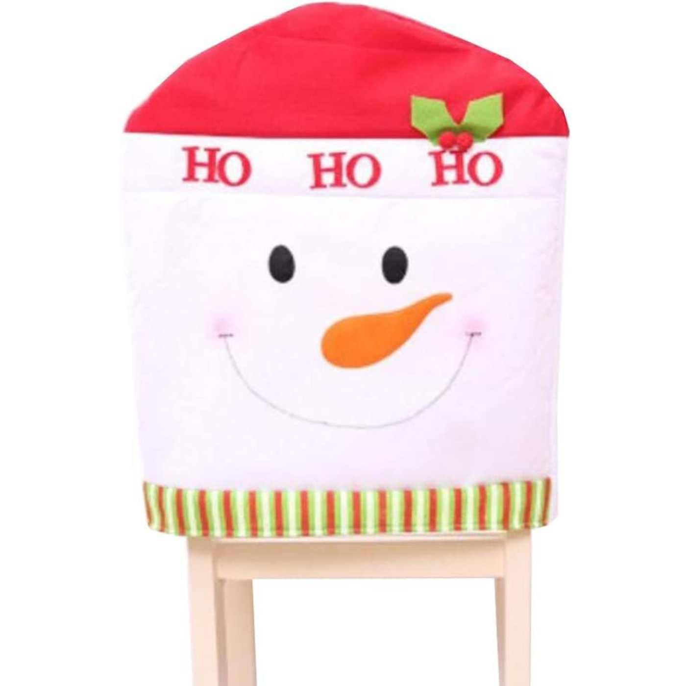 Suministros de decoración navideña muñeco de nieve Elk silla cubierta Navidad comedor silla cubierta hotel restaurante vacaciones diseño