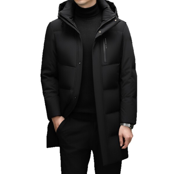 Elite keep warm casual long down jacket