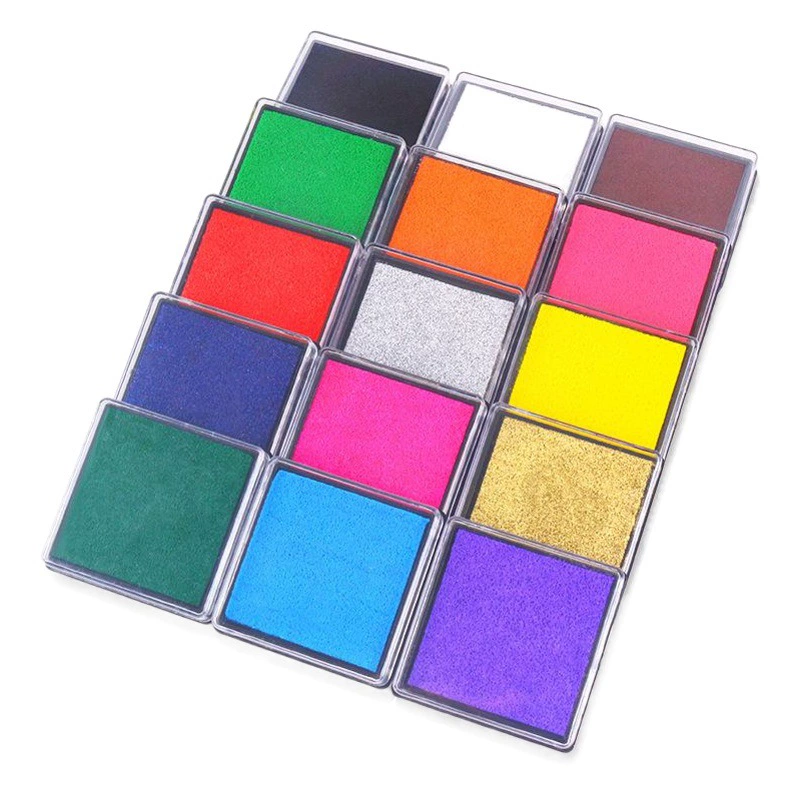 Детская Подушечка для печати пальцев DIY граффити милый резиновый штамп стол для печати ручной счет 4*4 подушечка оптом