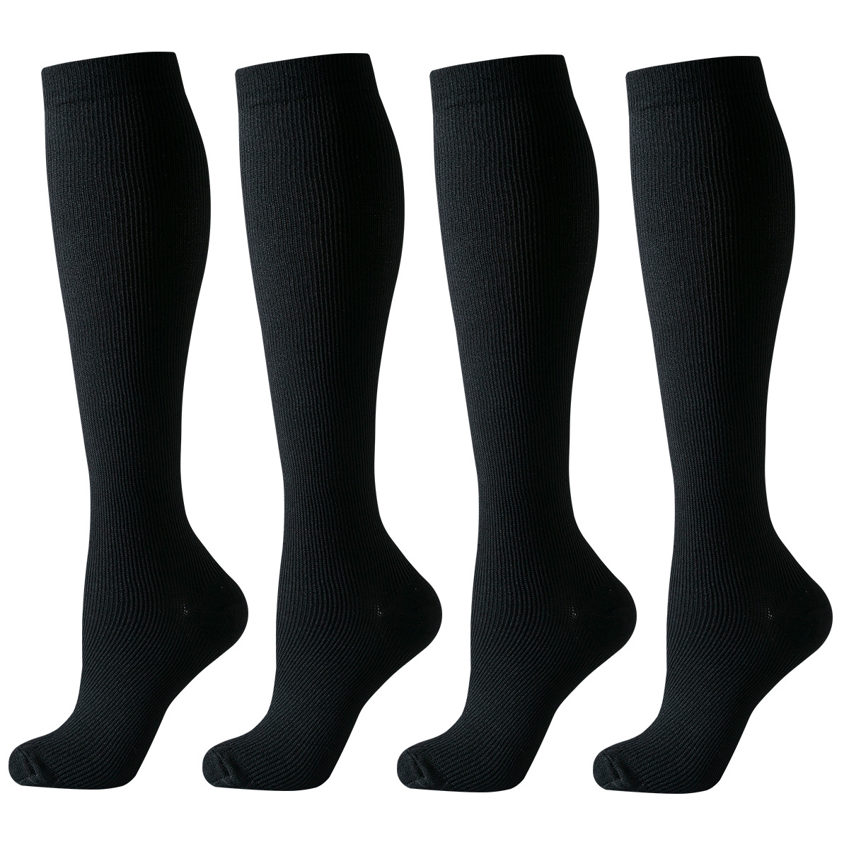 Calcetines elásticos, calcetines de compresión, calcetines para pantorrillas, calcetines deportivos, calcetines de compresión deportivos para correr para hombres y mujeres