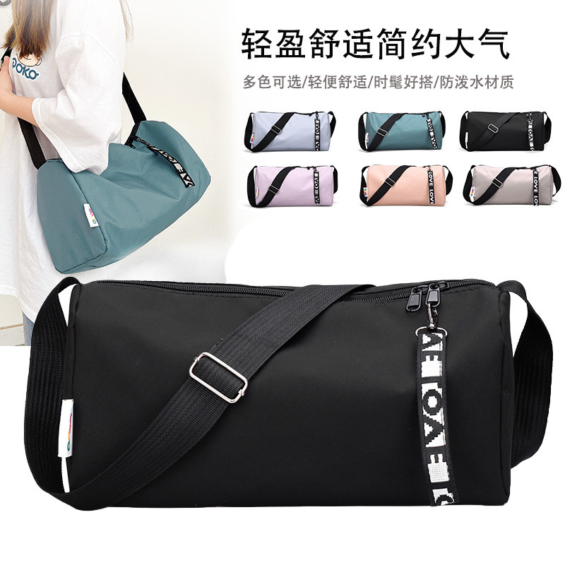 Bolsas para hombres Bolsas de viaje deportivas ocasionales, mujer corto resistente al agua nylon gran capacidad yoga fitness bolsa pareja bolsas