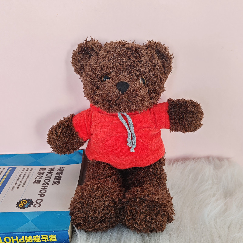 Lindo suéter oso muñeca peluche peluche oso muñeca regalo de cumpleaños máquina de captura muñeca al por mayor transfronteriza