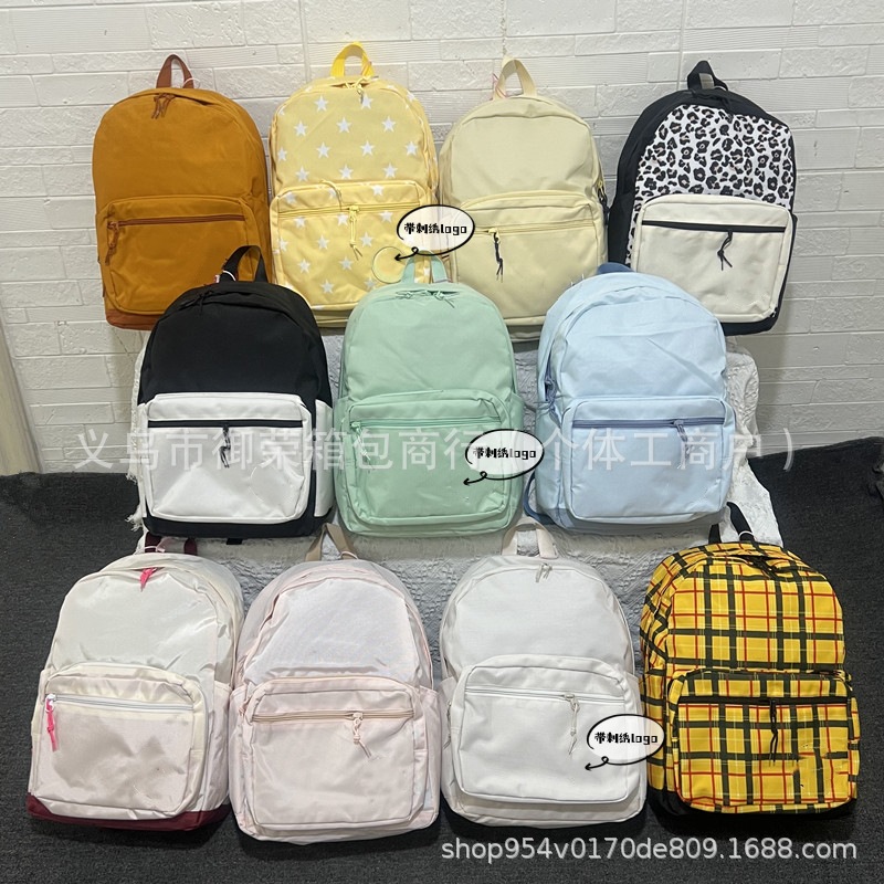 Backpack for Men and Women, Backpack for College Students, Large Capacity Korean Style Campus Leisure Travel Computer Bag 15.6