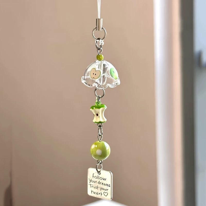 Ветер колокольчик зеленая рука для счастливого бисера