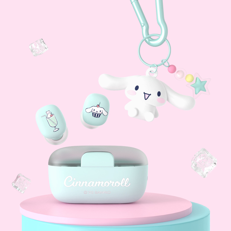 Sanrio auricular inalámbrico Bluetooth en la oreja deportes reducción de ruido tapones para los oídos coolomi Yugui perro Pacha perro niños y niñas
