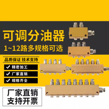 TK可调分油器B型油排分油块油路分配器多路分配阀润滑系统分配快