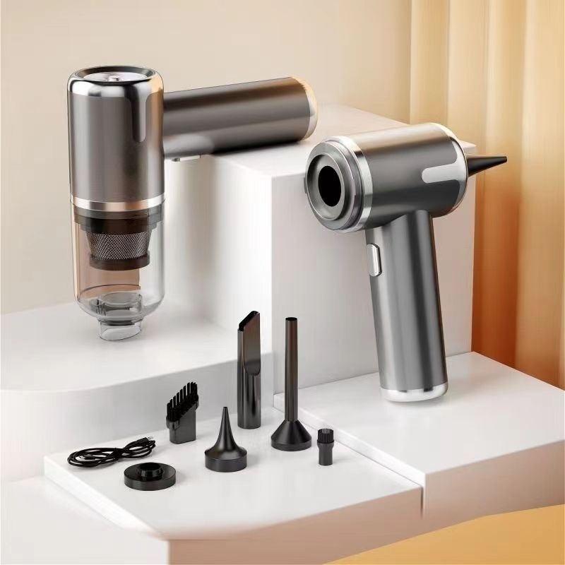 Car vacuum cleaner car household charging portable charging handheld brushless small powerful dust blower large suction power
