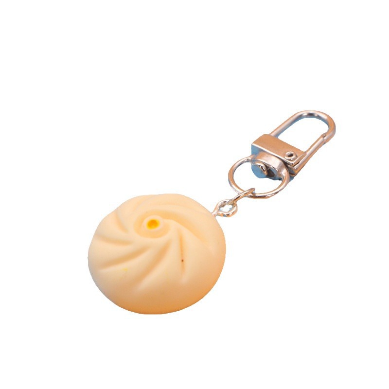 Cute Realistic Food Keychain Creative Dumpling Pendant Gift_voghion.com