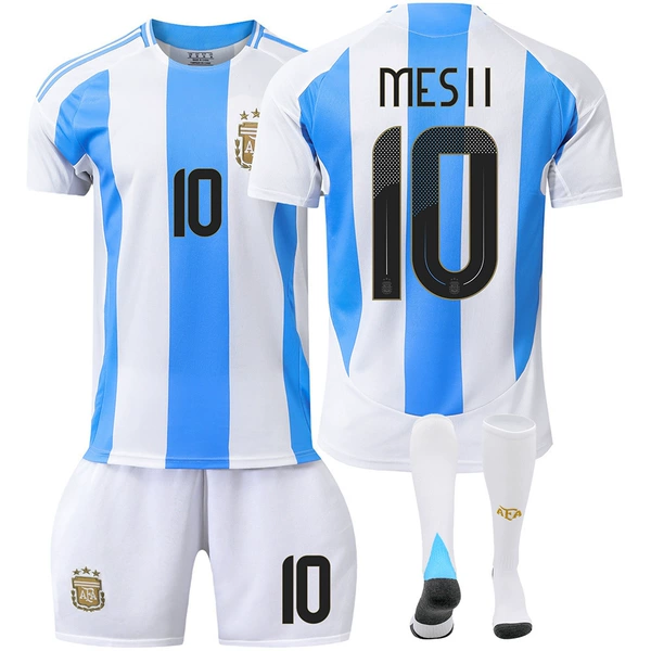 25 Argent T Home - No. 10 Messi + matching socks