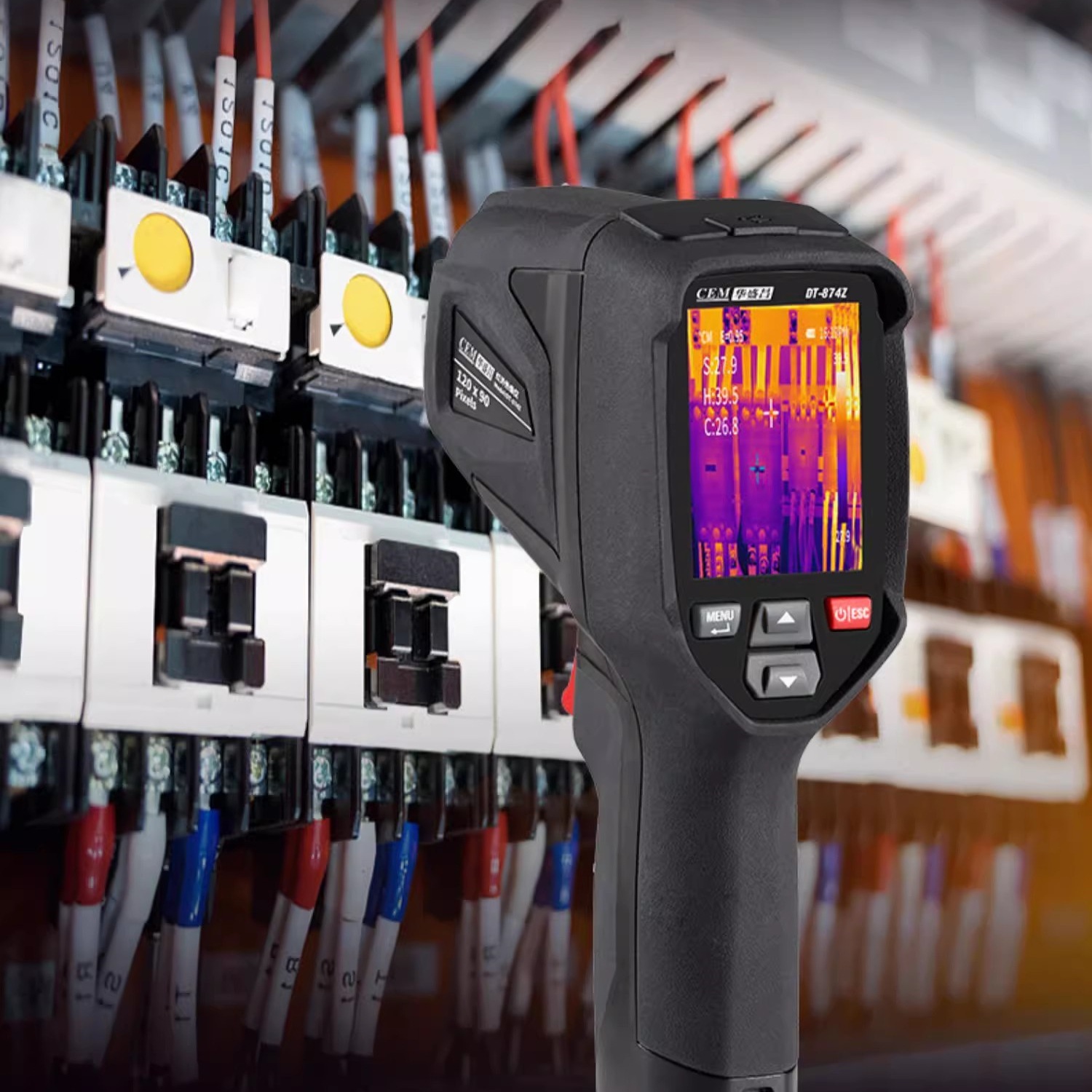 CEM华盛昌DT-874Z红外热成像仪 适用于电力暖通巡检仪设备检修