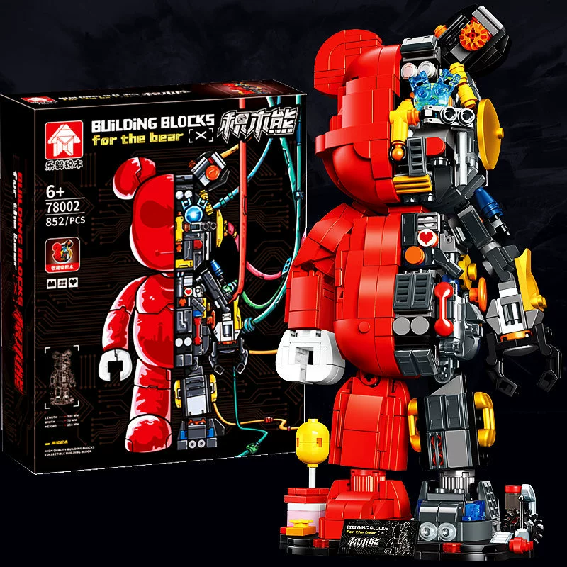 (Cross-border trading), mechanical constructor, minifigure, DIY, small particles, Birthday gift