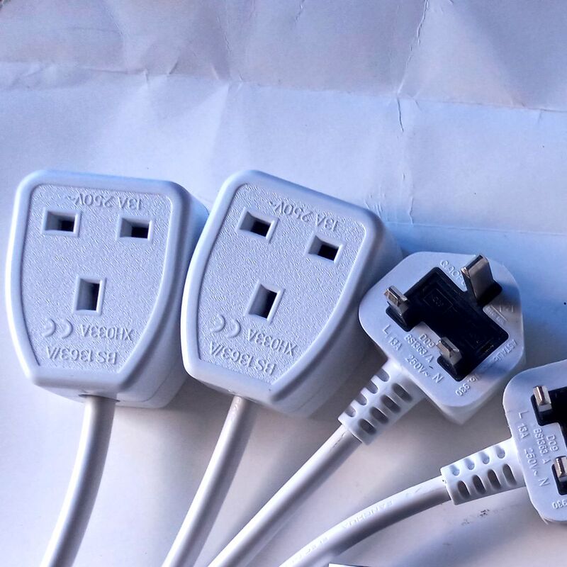 British Power Conversion Plug and Socket White Integrated Socket British British Standard European 3-Core Plug Large Quantity Preferential British Power Conversion Plug and Socket White Integrated Socket British British Standard European 3-Core Plug Large Quantity Preferential