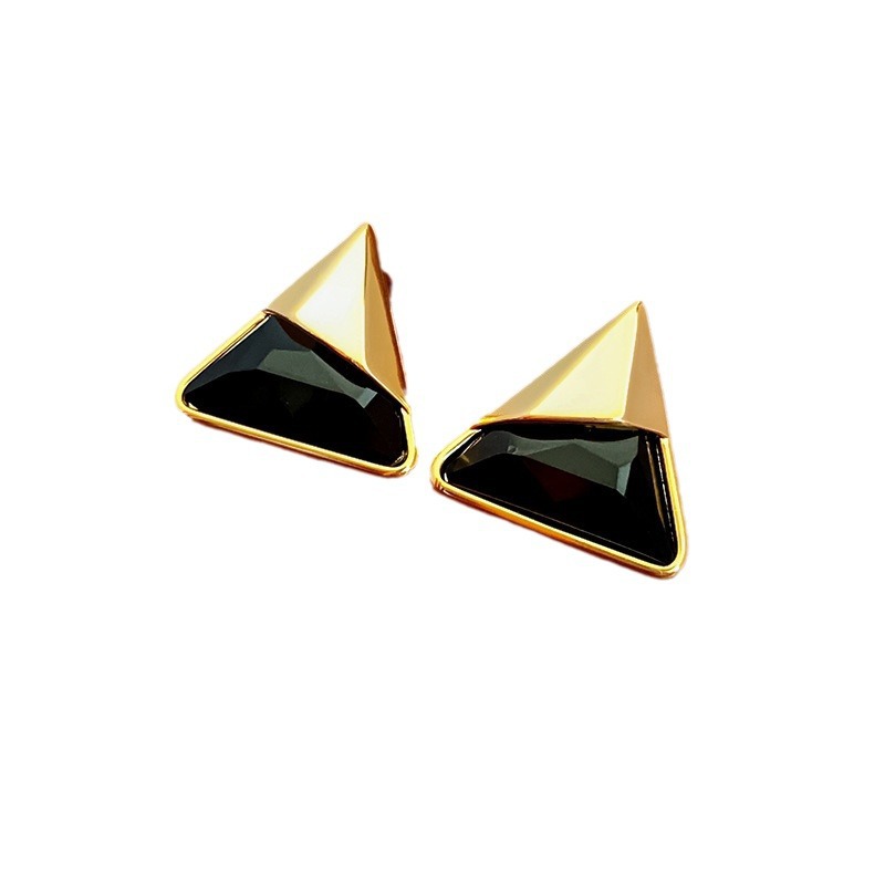 Mediados de-antiguo vintage pendientes gota aceite francés retro geométrico metal pendientes nicho pendientes de alto grado para las mujeres al por mayor image 6