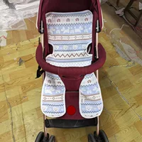 Сиденье для детской коляски, льняная хлопковая подушка, подушка для обеденного стула, автомобильная подушка, летняя ледяная подушка, охлаждающий коврик, универсальный коврик для коляски