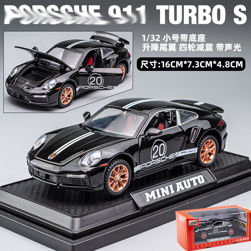 (En caja) 1:32 modelo de coche de aleación para niños, coche de juguete artificial para niños, venta al por mayor