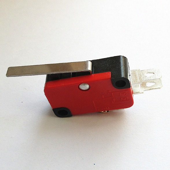 微动开关 带柄带铆钉 银触点16A250V行程开关限位开关