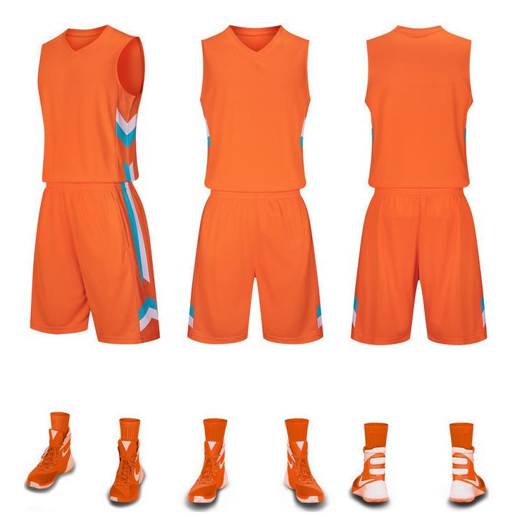 Basketball uniform suit summer youth basketball game training team uniform quick-drying breathable vest jersey printing