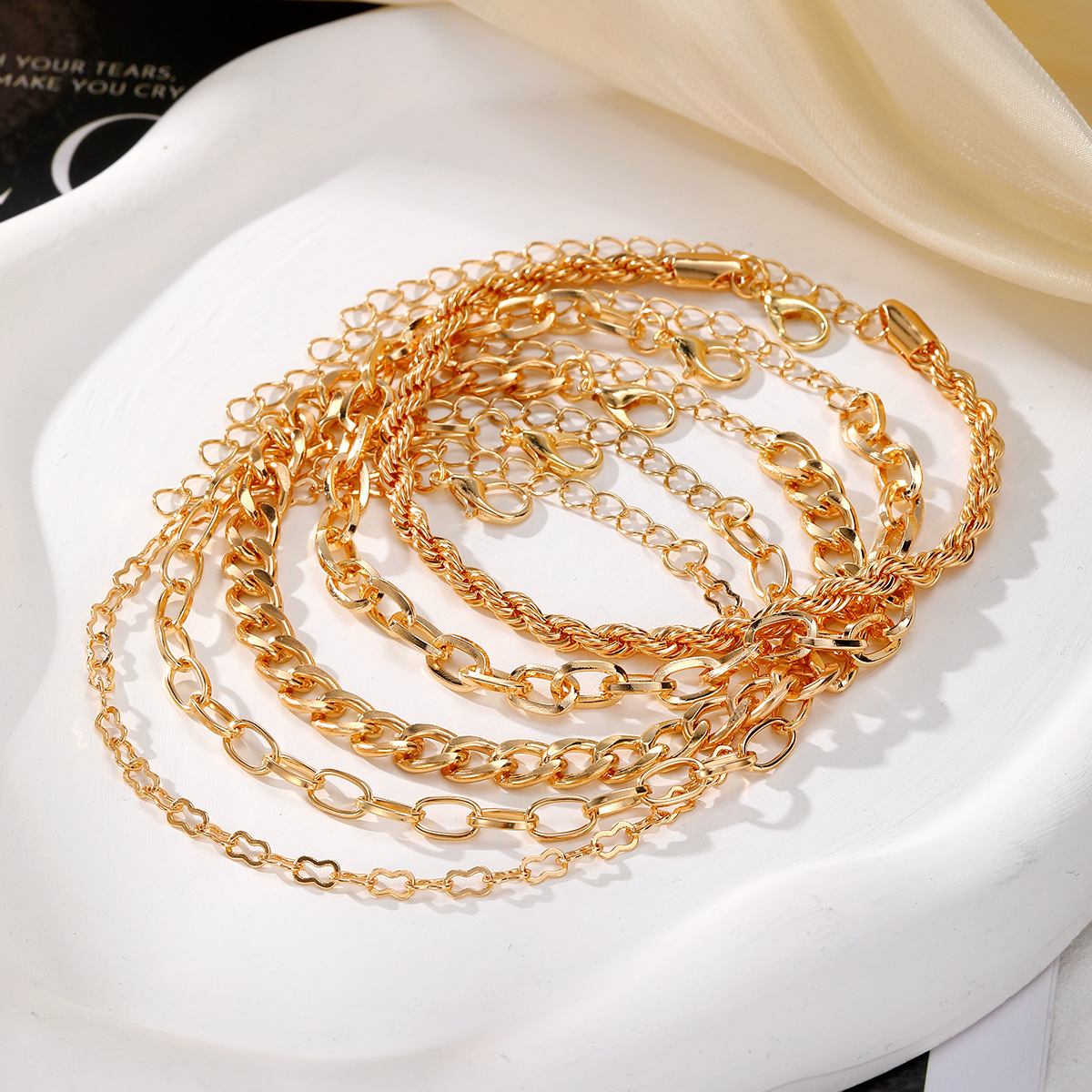 Bracelets Classification Casual Bohemian Solid Color Metal Wholesale Bracelets
