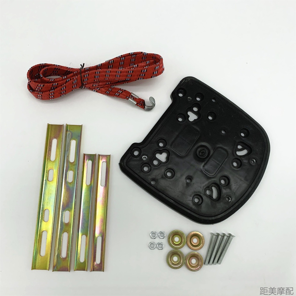 Motorcycle Electric Vehicle Trunk Thickened Bottom Plate Fixing Seat Trunk Base Universal Pressure Strip Screw Accessories Complete