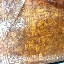皮革鱷魚紋真皮套色錢包女包 箱包沙發座椅