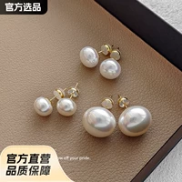 Shijia, порошок для булочек на пару, легкие жемчужные спирали от комаров, клипсы для ушей без пирсинга, доступные роскошные элегантные серьги для женщин, серьги-иглы из серебра 999 пробы