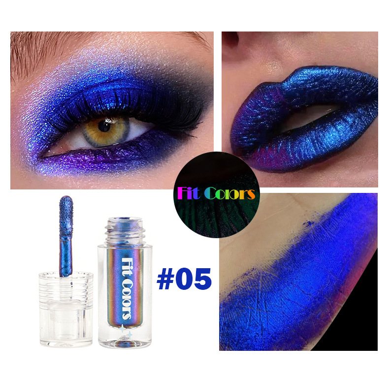 Fit Colors Optical Chameleon Eyeshadow Liquid, Light-changing high-gloss film-forming Eyeshadow Liquid Lip Gloss undefined