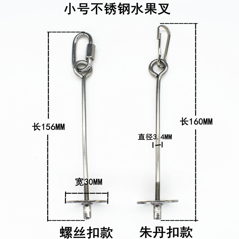 Fruit Fork for Parrot Bird Stainless Steel Parrot Bird Cage Accessories Hook Foraging Feeder Toy Squirrel Bird Supplies 4