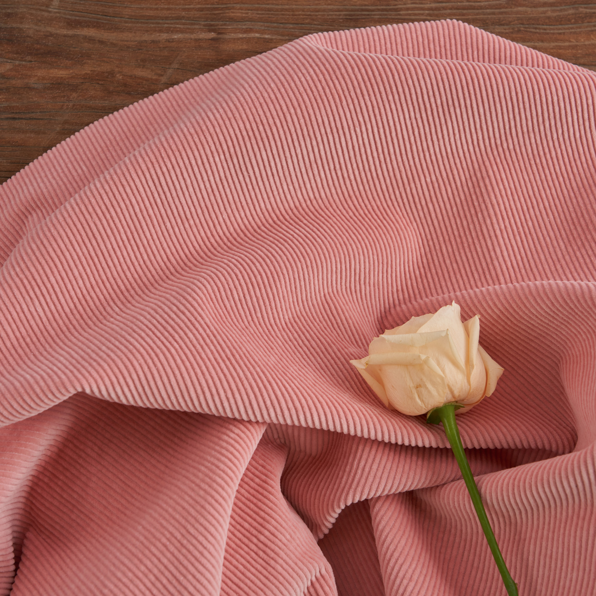 【羽翼粉】秋冬加厚砂洗全棉复古灯芯绒风衣外套裤子马甲服装面料