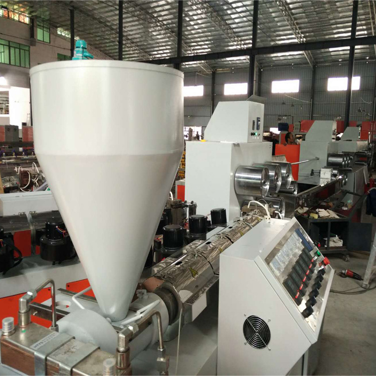 PP PE拉丝生产设备 工艺品编织丝挤出机 工艺品编织条押出机