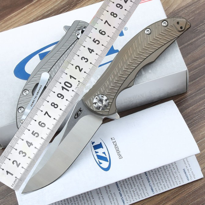 ZT0609 折叠刀户外刀高硬度不锈钢防滑露营刀随身便携户外刀具