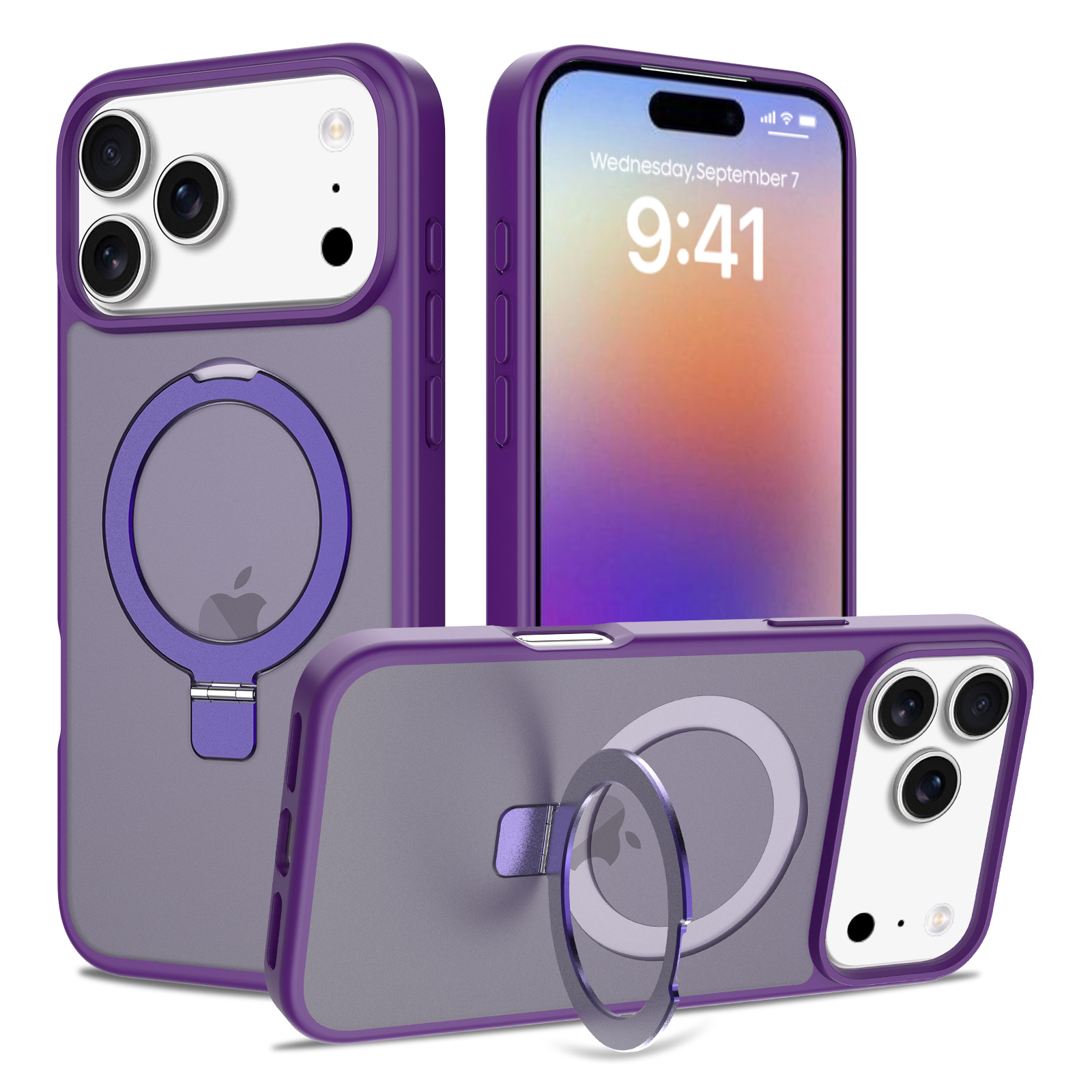 Funda protectora magnética para iPhone 17 Pro Max, compatible con Apple 18pm, acabado mate, dos en uno, protección 16. image 11