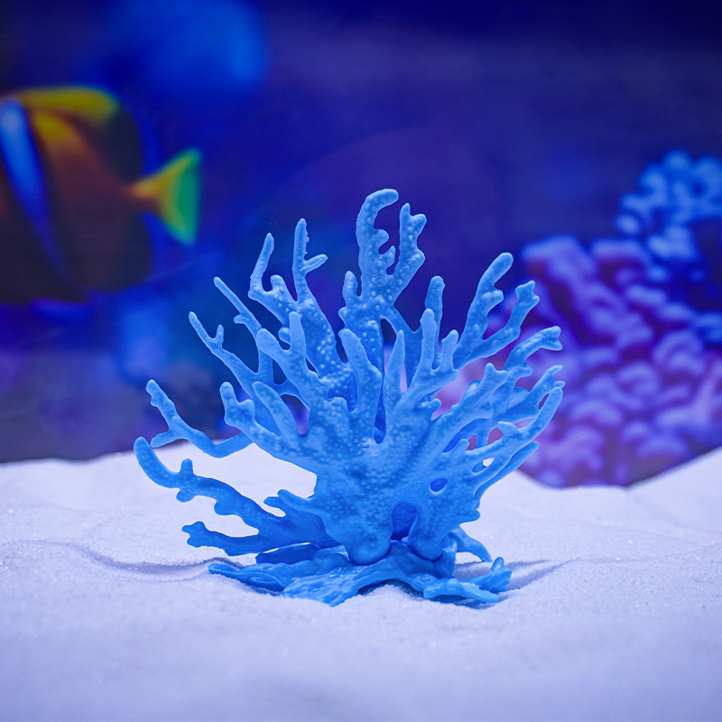 Simulación pequeño árbol de coral PVC pecera decoración decoración acuario de hierba de coral coral coral explosión micropaisaje