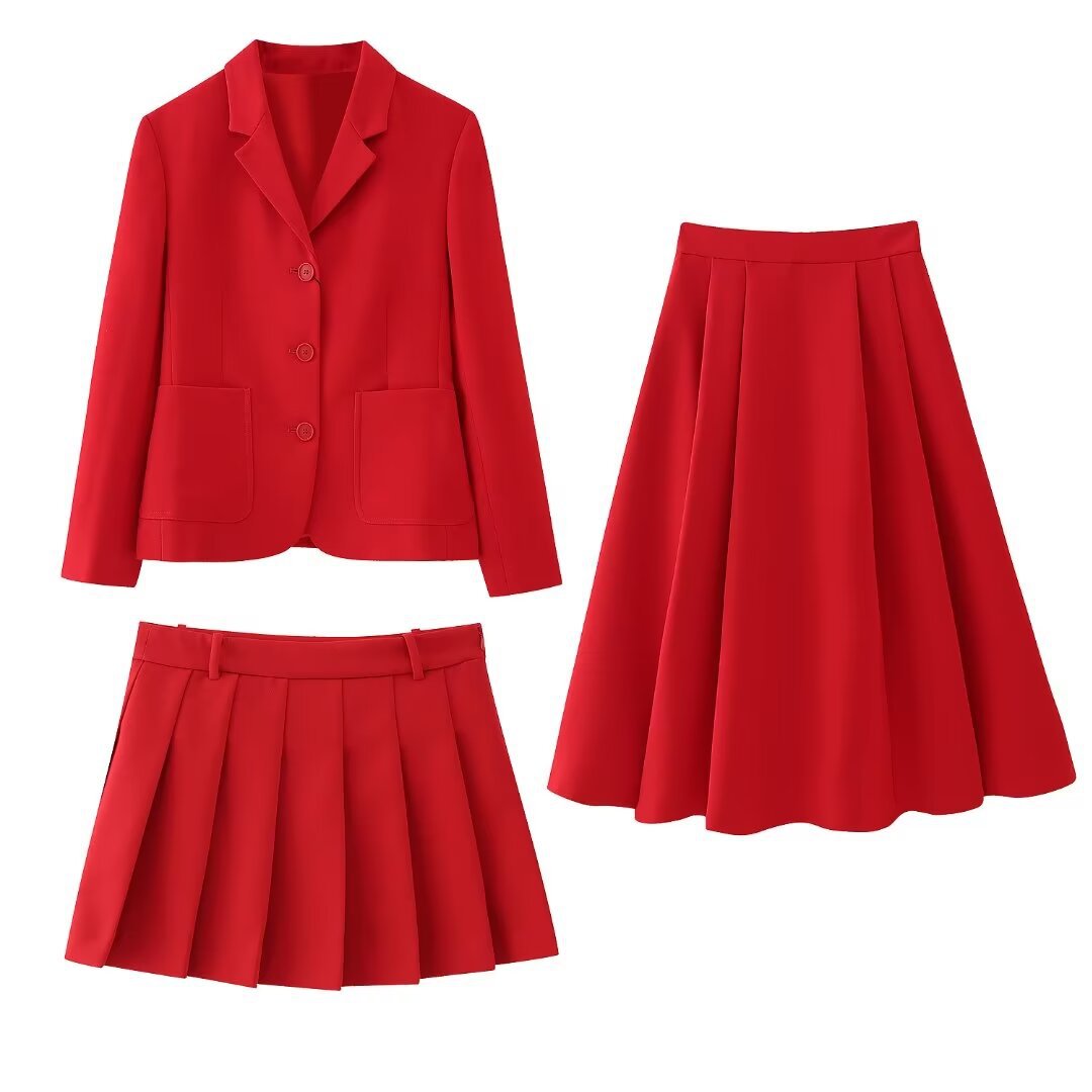 Naiste 2024. aasta kevadine uus töökoha stiilis ühevärviline minimalistlik ülikonnapintsak_voghion.com