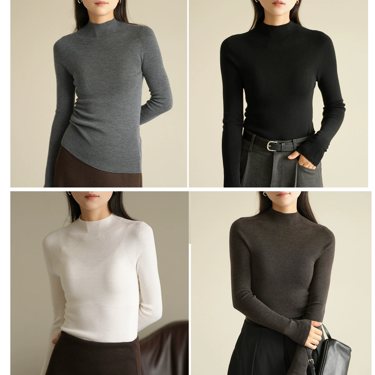 Woolen knitted sweater
