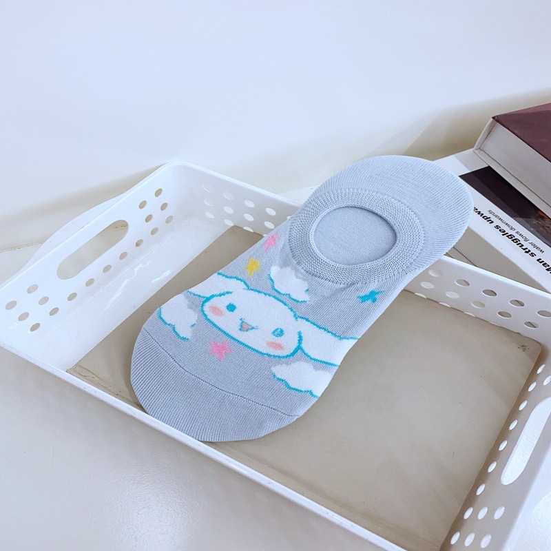 Sanrio Cartoon Invisible Socks for Children Ins Trendy Spring and Summer Thin Japanese Style Cute Strawberry Meruti Boat Socks All-Match