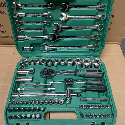 Repair Set Multi-Functional Socket | Mühərrik tənzimləmə alətləri - 82-pieces-of-72-tooth-auto-repair-professional-model-free-replacement-if-broken