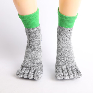 Amazon Outdoor Sports Anti-Cut Toe Socks Marathon Barefoot Fitness Floor Socks Breathable Beach Toe Socks