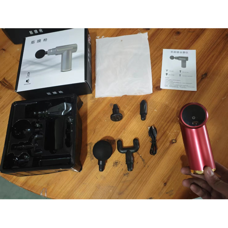 筋膜銃クロスボーダーアマゾン筋膜奪いミニ携帯フィットネス筋肉リラックス頚椎マッサージ器筋膜銃|undefined