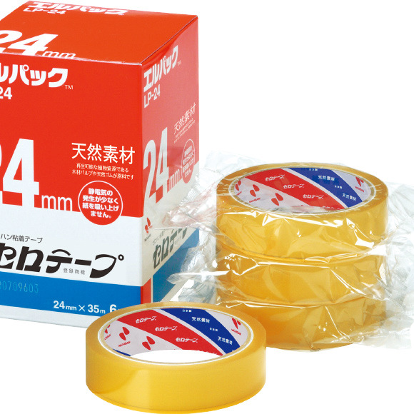 日本天然素材植物系透明胶带LP-24 NICHIBAN 米其邦LP-24透明胶带