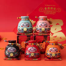 新年招财摆件陶瓷存钱罐吉祥物创意收银台家居公司年会礼品伴手礼