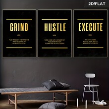 E 46118 English Canvas Triptych �ִ���ԼӢ���������羳��