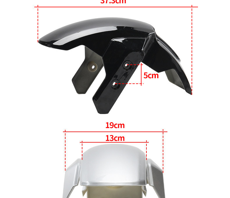 Electric Vehicle Front Wheel Mudguard Thickened Water Shield Suitable for Tailg Cangqiong Plastic Wear-Resistant Modified Universal Front Mudguard
