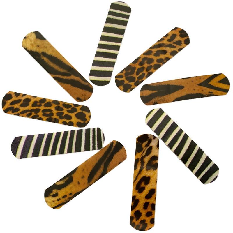 Leopard print cartoon band-aid high-standard wound dressing children's waterproof custom cartoon elastic band-aid Leopard print cartoon band-aid high-standard wound dressing children's waterproof custom cartoon elastic band-aid