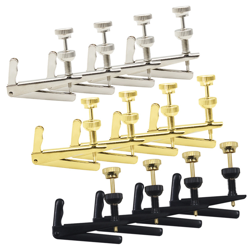 小提琴微调4个装3/4/4/1/2金属调音器小提琴弦钩提琴调音调弦器