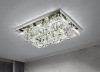 Crystal, ceiling light for living room, modern lamp, rectangular lights, light luxury style, simple and elegant design