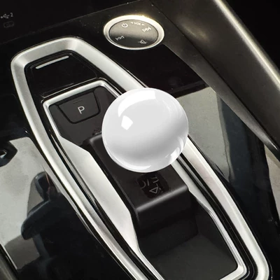 Audi A5L gear shift lever, Sürətlər qutusu və əl tormozu başlıqları - audi-a5la3q456l-e-tron-gear-shift-knob-white-ball-head-base